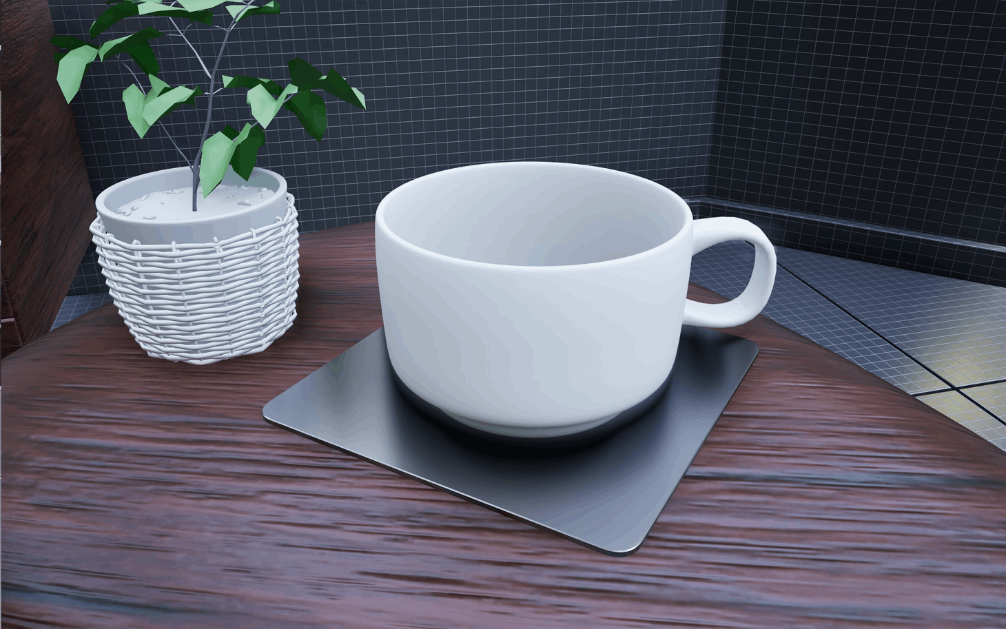 Paslanmaz Bardak Altlıkları